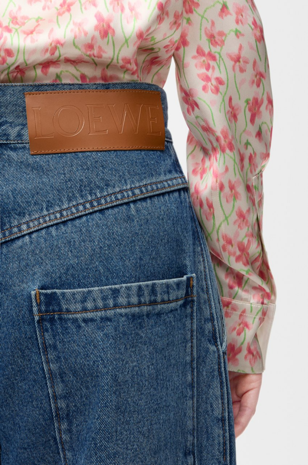 Anagram baggy jeans in denim - Denim Pantolon